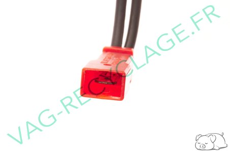 Boitier fiche plate mâle 161971976C pour Seat Audi Volkswagen - Image 4