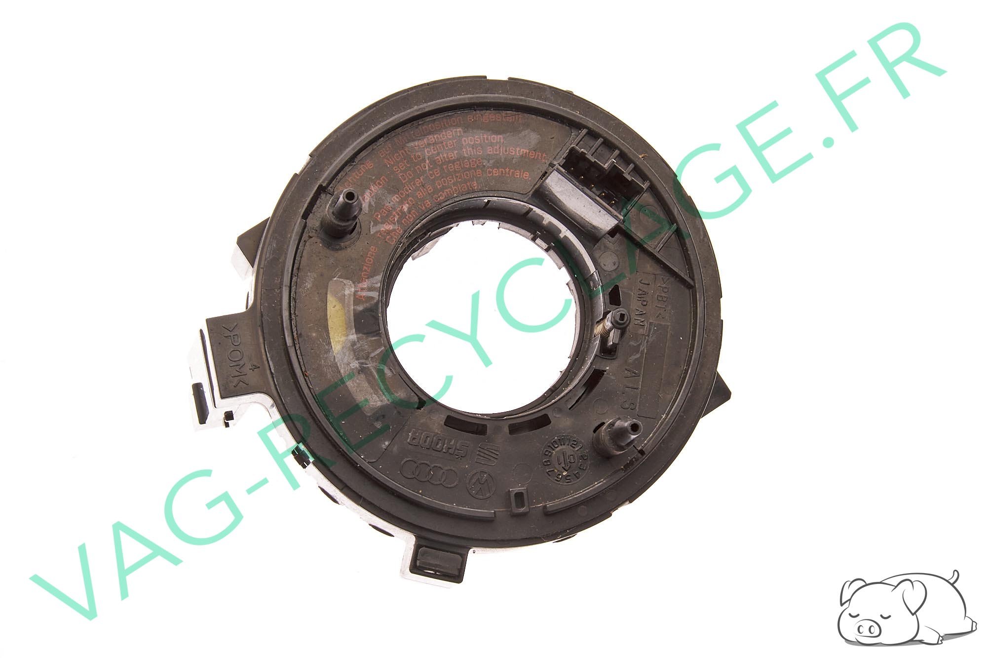 Contacteur tournant volant airbag 1J0959653C Audi A3 8L A4 B5 A6 C5 A8 D2 TT - Image 1
