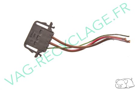 Fiche faisceau 3 pôles 1J0972753 pour Audi Seat Skoda Volkswagen - Image 2