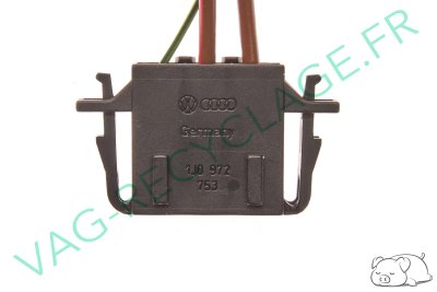 Fiche faisceau 3 pôles 1J0972753 pour Audi Seat Skoda Volkswagen - Image 3