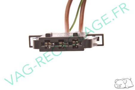 Fiche faisceau 3 pôles 1J0972753 pour Audi Seat Skoda Volkswagen - Image 4