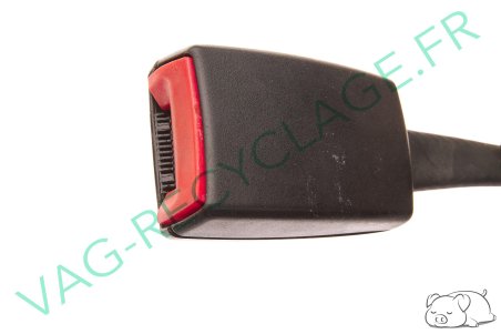 Ceinture de sécurité arrière centrale + boucle 8L0857713A Audi A3 8L (noir) - Image 2