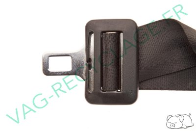 Ceinture de sécurité arrière centrale + boucle 8L0857713A Audi A3 8L (noir) - Image 4