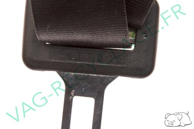 Ceinture de sécurité arrière centrale + boucle 8L0857713A Audi A3 8L (noir) - Image 5