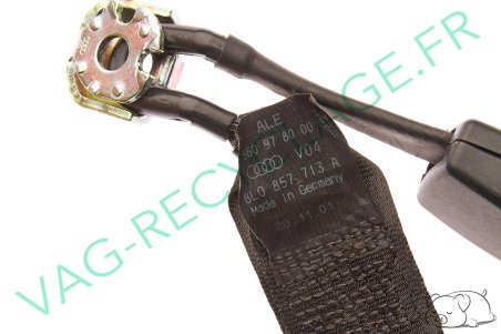 Ceinture de sécurité arrière centrale + boucle 8L0857713A Audi A3 8L (noir) - Image 6