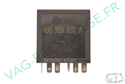 Relai 377 essuie-glace Siemens 4B0955531A Audi A3 Audi A4 Audi A6 RS4 RS6 TT - Image 1