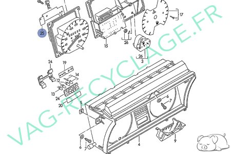 Dissipateur de chaleur 193998089 pour régulateur TCA 700Y pour Golf 2 Jetta 2 - Image 3