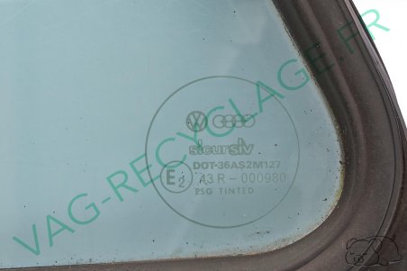 Vitre porte arrière gauche avec joint 193845215A 193845217A Golf 2 Jetta 2 - Image 2