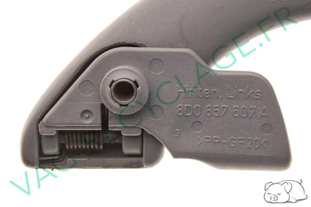 Poignée maintient escamotable arrière gauche 8D0857607A Audi A4 B5 Passat B5 - Image 3