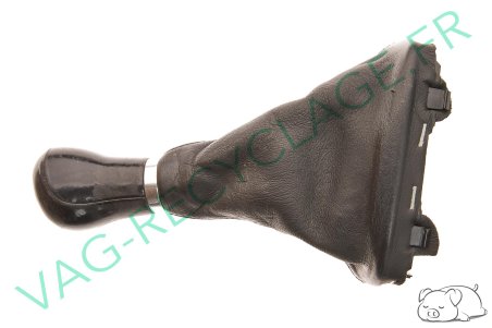 Soufflet de levier de vitesse et pommeau cuir 8L0863278AA Audi A3 8L Phase 2 - Image 1