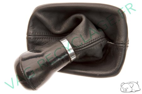 Soufflet de levier de vitesse et pommeau cuir 8L0863278AA Audi A3 8L Phase 2 - Image 2