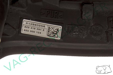 Volant cuir 4 branches 8Z0419091E pour Audi A2 A3 8L A6 C5 A8 D2 (moyen) - Image 10