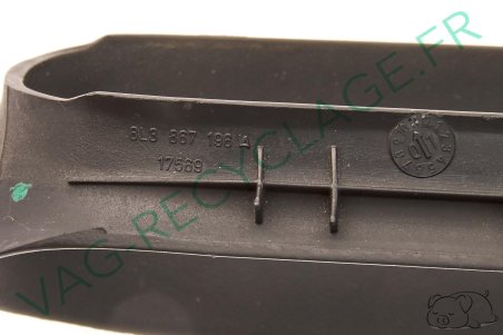 Cache inférieur poignée porte intérieure droite 8L3867196A Audi 8L Phase 2 - Image 5