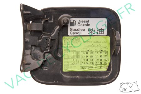 Trappe d'essence noir métallisé 8L0809905A pour Audi A3 8L (Diesel) - Image 2