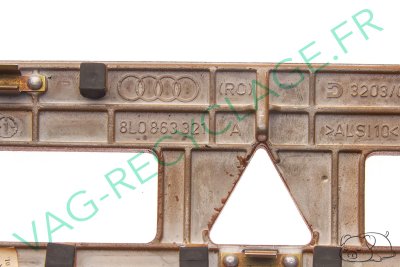 Cache console centrale warning 8L0863321A Ronce de noyer pour Audi A3 8L - Image 3