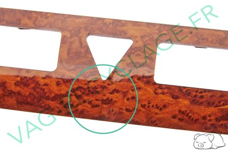 Cache console centrale warning 8L0863321A Ronce de noyer pour Audi A3 8L - Image 4