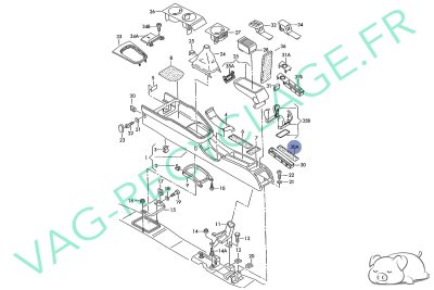 Tapis vide-poches 8L0863301E pour Audi A3 8L Phase 2 - Image 4