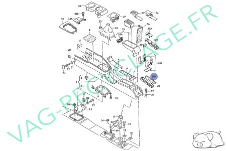 Tapis vide-poches 8L0863301E pour Audi A3 8L Phase 2 - Image 4