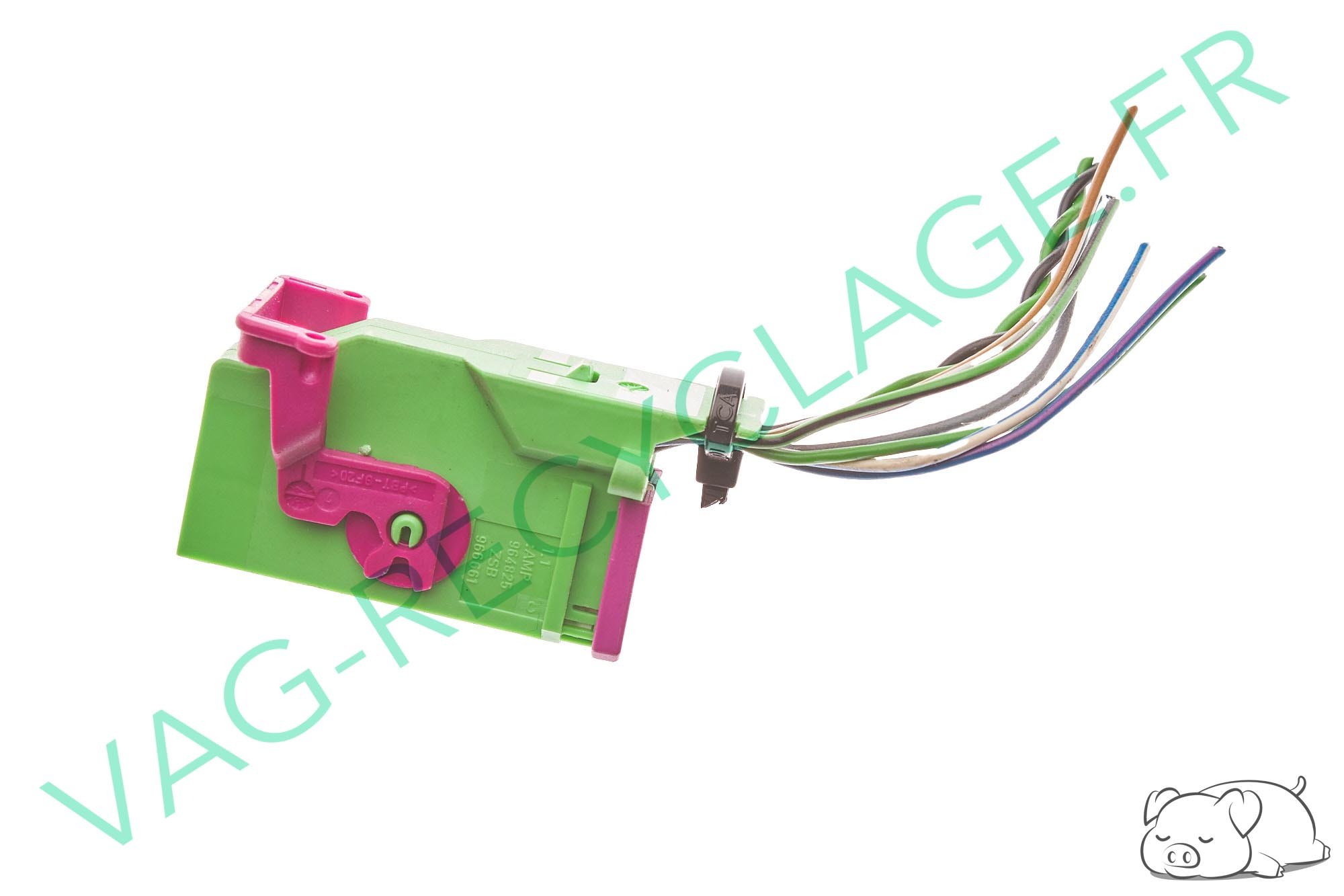 Fiche verte faisceau compteur 8L0972977C Pour Audi Seat Skoda Volkswagen - Image 1