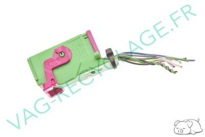 Fiche verte faisceau compteur 8L0972977C Pour Audi Seat Skoda Volkswagen - Image 1