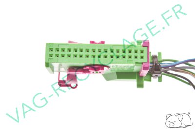 Fiche verte faisceau compteur 8L0972977C Pour Audi Seat Skoda Volkswagen - Image 3