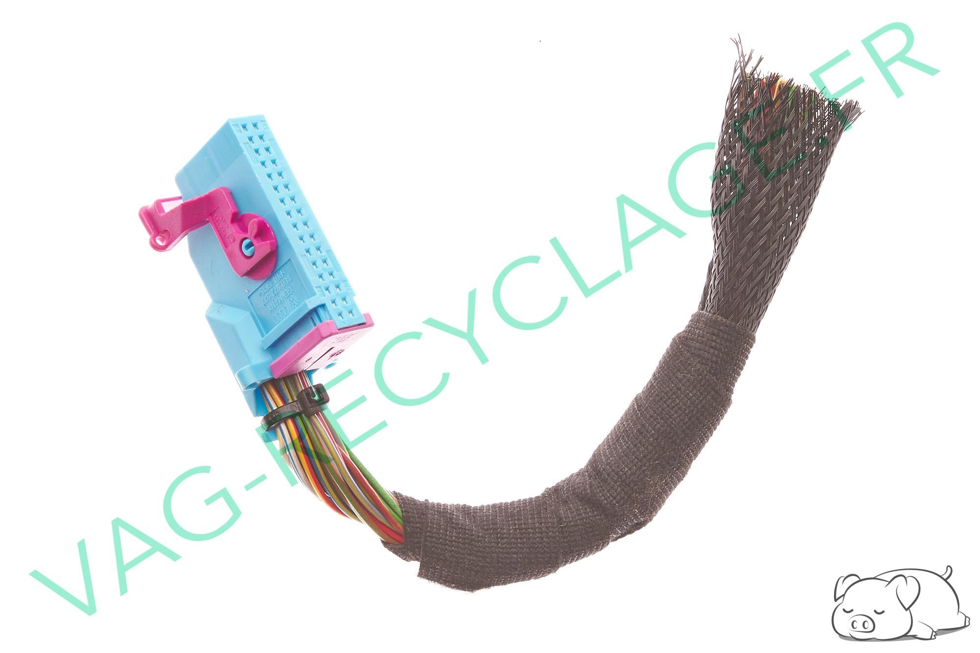 Fiche bleue faisceau compteur 8L0972977D Pour Audi Seat Skoda Volkswagen - Image 1