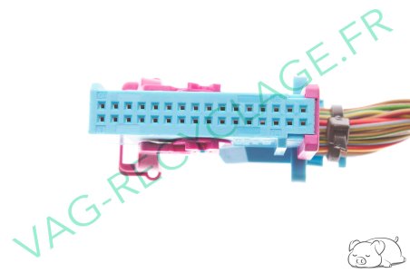 Fiche bleue faisceau compteur 8L0972977D Pour Audi Seat Skoda Volkswagen - Image 4