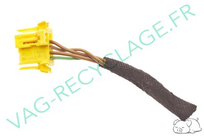 Fiche plate airbag 5 pôles jaune 1J0973605B pour Volkswagen Seat Skoda Audi - Image 6