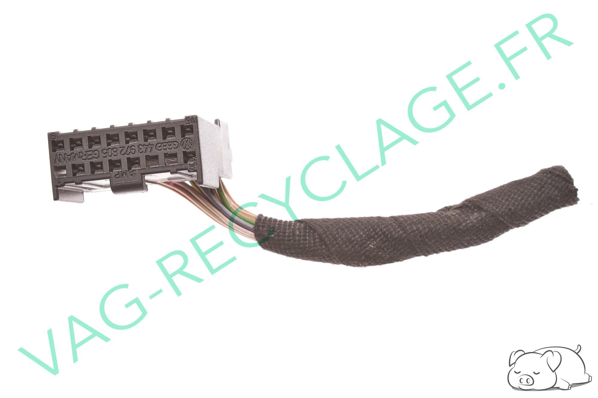 Connecteur Climatronic 443972805 pour Audi Seat Skoda Volkswagen (moyen) - Image 1