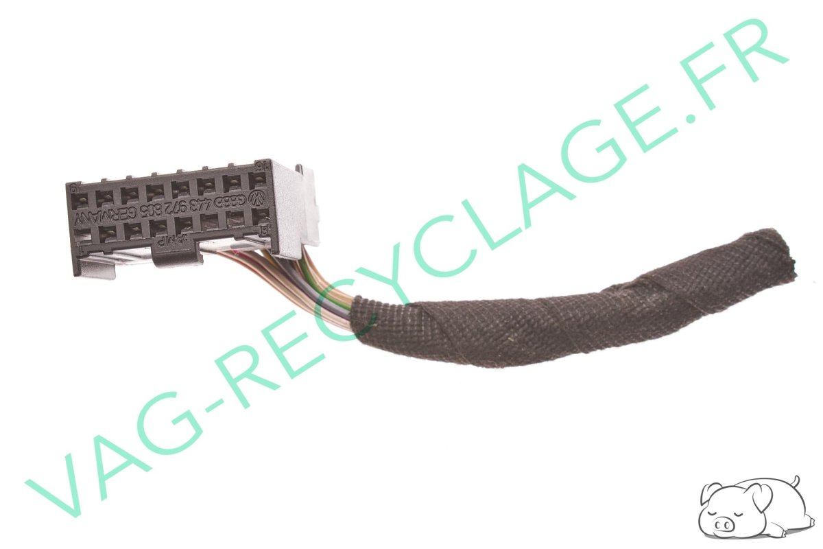 Connecteur Climatronic 443972805 pour Audi Seat Skoda Volkswagen (moyen) - Image 1