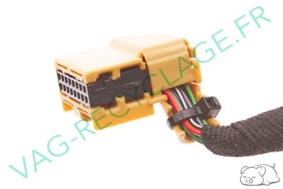 Fiche prise faisceau marron 443971883A pour Audi Seat Skoda Volkswagen - Image 4