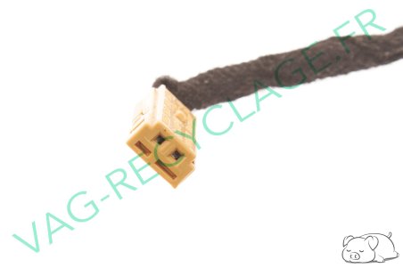 Fiche faisceau 2 pôles marron 8D0972623 pour Audi Seat Skoda Volkswagen - Image 3