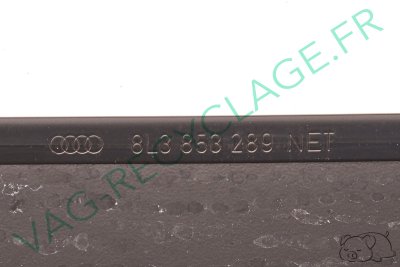 Couvre montant de porte vitre arrière gauche 8L3853289 Audi A3 8L (2 portes) - Image 3