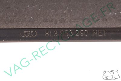 Couvre montant de porte vitre arrière droit 8L3853290 Audi A3 8L (2 portes) - Image 3