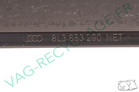 Couvre montant de porte vitre arrière droit 8L3853290 Audi A3 8L (2 portes) - Image 3