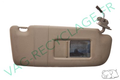 Pare-soleil droit 8D0857552F pour Audi A3 8L Phase 2 (Platine gris) - Image 1