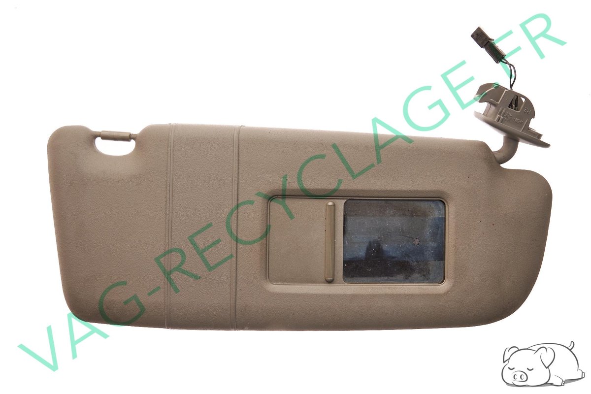 Pare-soleil droit 8D0857552F pour Audi A3 8L Phase 2 (Platine gris) - Image 1