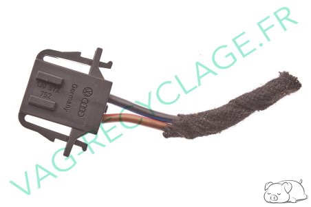 Fiche faisceau 2 pôles 1J0972752 pour Audi Seat Skoda Volkswagen - Image 1