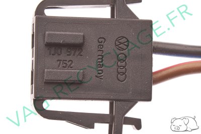 Fiche faisceau 2 pôles 1J0972752 pour Audi Seat Skoda Volkswagen - Image 4