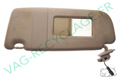 Pare-soleil gauche 8D0857551Q pour Audi A3 8L Phase 2 (Platine gris) - Image 1