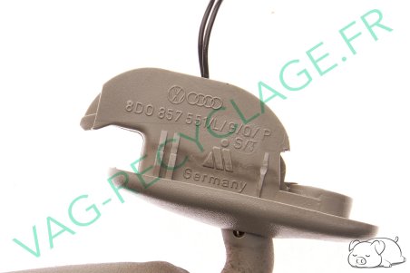 Pare-soleil gauche 8D0857551Q pour Audi A3 8L Phase 2 (Platine gris) - Image 3