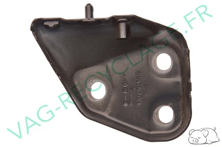 Support renfort tableau de bord droit 1J0419256B Audi A3 8L (noir métallisé) - Image 1