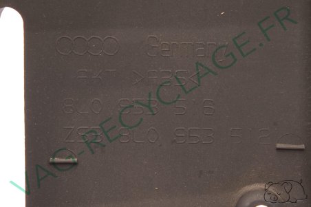 Cache colonne direction partie basse 8L0953512 Audi A3 8L Phase 2 (Soul noir) - Image 5