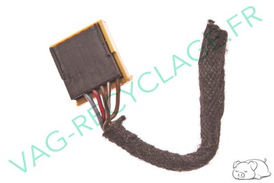 Fiche faisceau 6 pôles marron 4B0971978A pour Audi A3 8L A4 B5 B6 B7 A6 C5 TT - Image 1