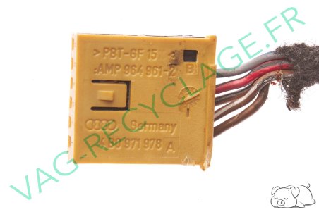 Fiche faisceau 6 pôles marron 4B0971978A pour Audi A3 8L A4 B5 B6 B7 A6 C5 TT - Image 4