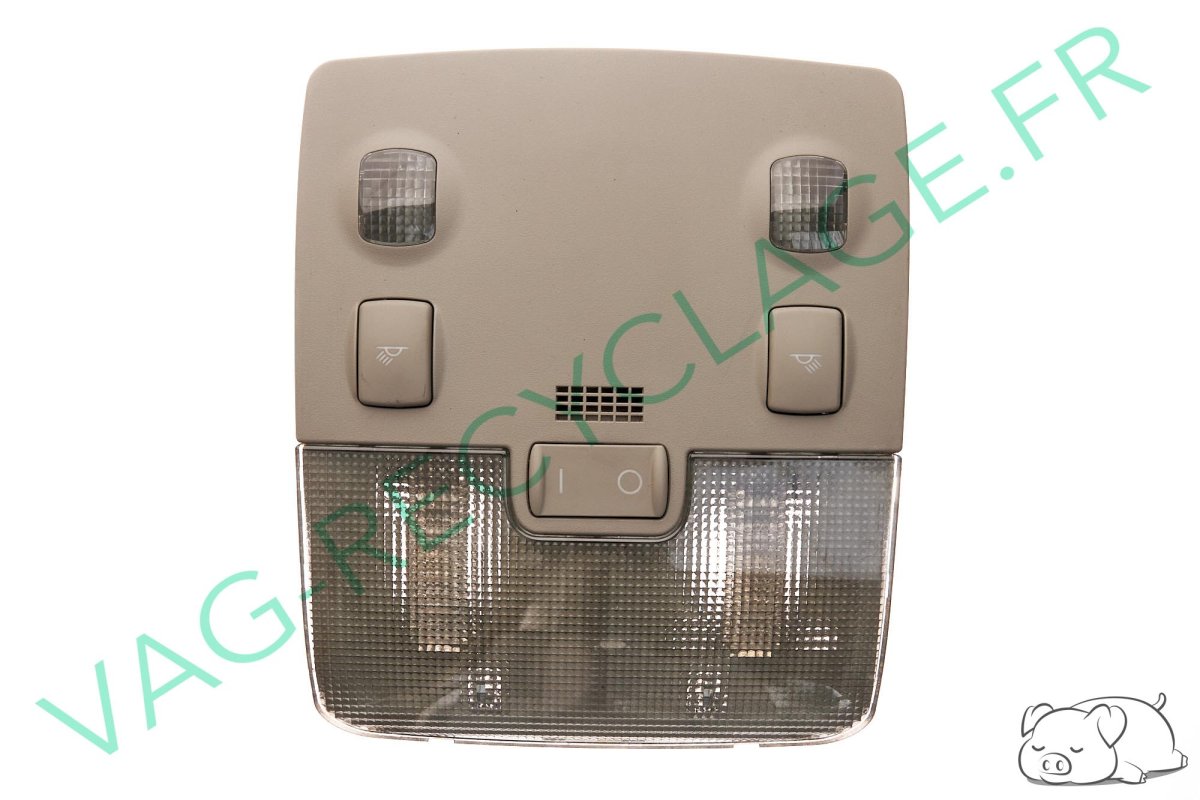 Plafonnier et lampe de lecture 8L0947111E pour Audi A3 8L (couleur Platine) - Image 1