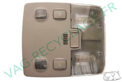 Plafonnier et lampe de lecture 8L0947111E pour Audi A3 8L (couleur Platine) - Image 1