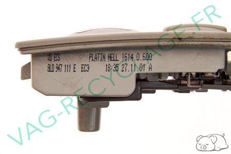 Plafonnier et lampe de lecture 8L0947111E pour Audi A3 8L (couleur Platine) - Image 5