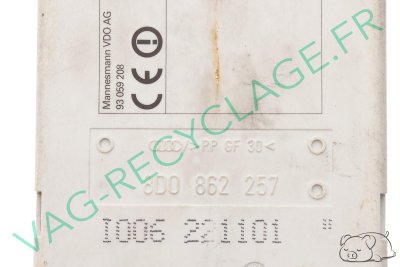 Pompe fermeture centralisée VDO 8D0862257 Audi A3 8L A4 B5 RS4 (pour pièces) - Image 5