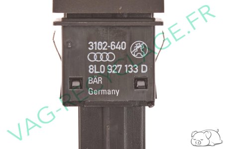 Bouton antipatinage ASR 8L0927133D pour Audi A3 8L Phase 2 - Image 5